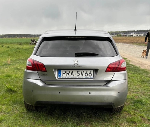 Peugeot 308 cena 31900 przebieg: 158600, rok produkcji 2014 z Leszno małe 92